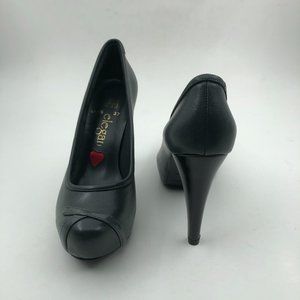 Handmade Smoky Leather High Heel Shoes - 8 Inch - Elegant & Unique